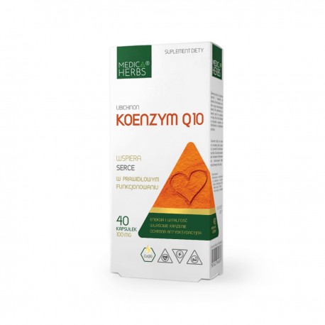 Medica Herbs Koenzym Q10 100 mg 40 kapsułek