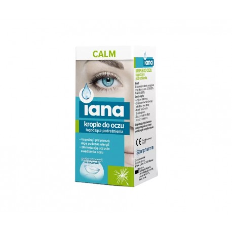 Starpharma Iana Krople Do Oczu Calm 10ml Łagodzące