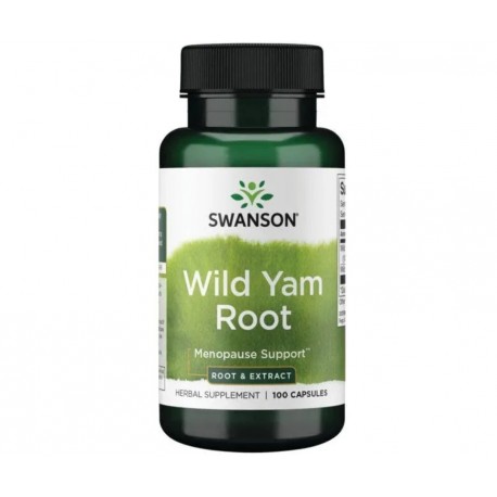 Dziki pochrzyn korzeń i ekstrakt- Wild Yam Root - 100 kaps. Swanson