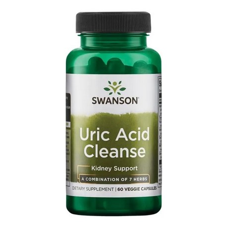 KWAS MOCZOWY OCZYSZCZANIE- Uric Acid Cleanse 60kaps. Swanson