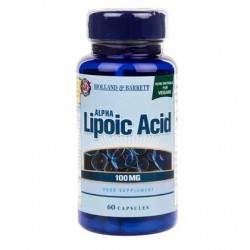 Kwas ALA- alfa- liponowy 100mg 60kaps. Holland and Barrett