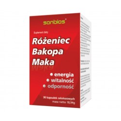 Różeniec Bakopa Maka 600mg 30tabl. Sanbios
