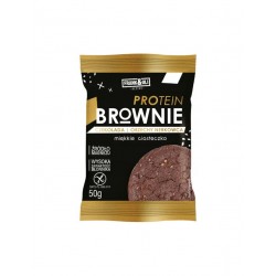 Miękkie ciasteczko proteinowe Brownie czekolada & orzechy nerkowca bezglutenowe 50g FRANK&OLI