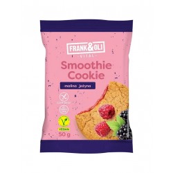 Miękkie ciasteczko Smoothie malina & jeżyna bez cukru 50g FRANK&OLI