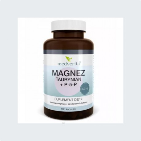 Medverita Magnez Taurynian + P-5- P 100 kapsułek