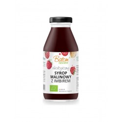 SYROP MALINOWY Z IMBIREM BIO 330 ml - BATOM