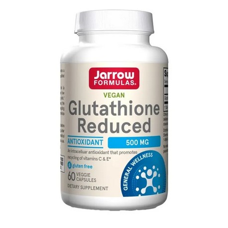 Glutation- forma zredukowana 500mg 60kaps. JARROW Glutathione Reduced
