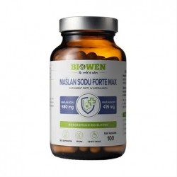 Biowen Maślan Sodu Forte Max 580mg 100kaps.