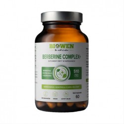 Berberyna- Berberine Complex+ 510 mg Biowen – 60 kapsułek