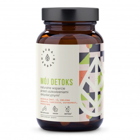 Mój Detoks kapsułki 60 szt. Aura herbals- naturalne wsparcie przed uszkodzeniami oksydacyjnymi