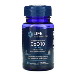 Koenzym Q10- Super Ubiquinol 50mg 30kaps. CoQ10 with Enhanced Mitochondrial Support™
