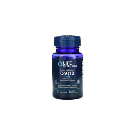 Koenzym Q10- Super Ubiquinol 50mg 30kaps. CoQ10 with Enhanced Mitochondrial Support™