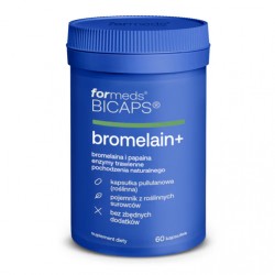 BICAPS BROMELAIN- 500mg bromelina z papainą 60kaps. Formeds