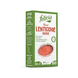 Makaron z czerwonej soczewicy risoni- kształt ryżu- bezglutenowy 250g FELICIA BIO