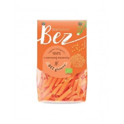 Makaron z soczewicy czerwonej pióra / penne bezglutenowy 250g BARTOLINI BIO