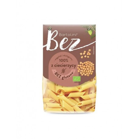 Makaron z ciecierzycy pióra penne bezglutenowy 250g BARTOLINI BIO