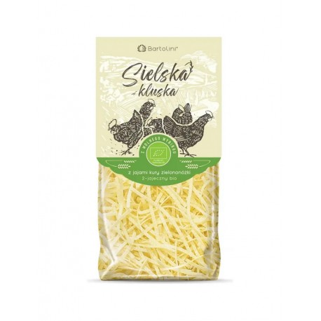 Makaron pszenny z jajami kury zielononóżki krajanka 250g BARTOLINI BIO