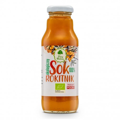 Sok z rokitnika EKO 270 ml Dary Natury