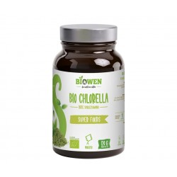 BIO chlorella w proszku – 120g  Biowen Bezglutenowa