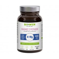 Magnez z potasem Biowen 1000 mg – 100 kaps