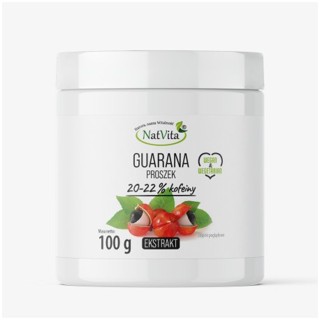 Guarana ekstrakt 22% 100g NatVita