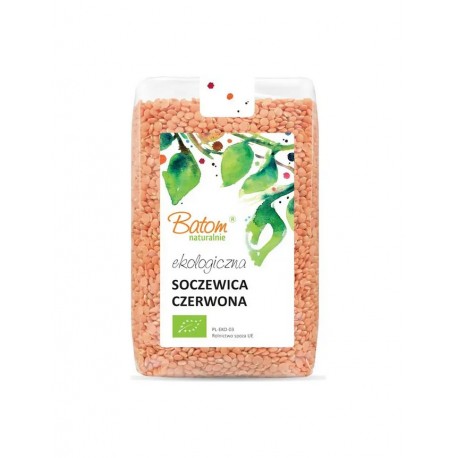 Soczewica CZerwona BIO 500g BATOM BIO
