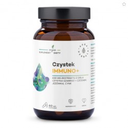 Czystek ekstrakt Immuno+ kapsułki 60 szt. Aura Herbals
