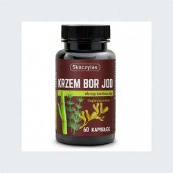 Skoczylas Krzem Bor Jod 60 kaps.