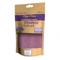 Fit Cukier Fiołkowy Naturalna słodycz 100 g Flower Power