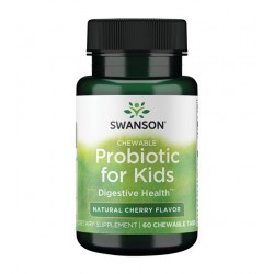 SWANSON Probiotyki dla dzieci do ssania 60 kaps.
