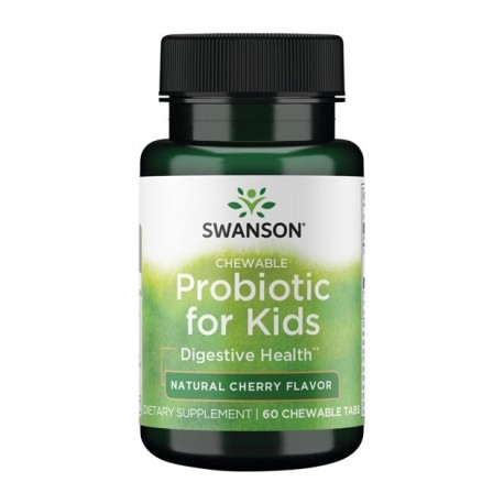 SWANSON Probiotyki dla dzieci do ssania 60 kaps.