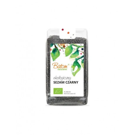 BIO Sezam czarny niełuskany 250g BATOM BIO