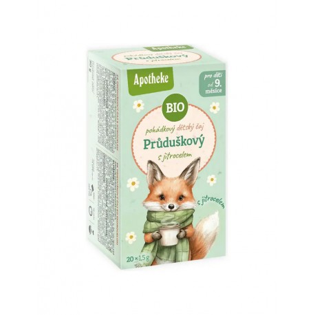 Herbatka dla dzieci Bajkowa liść babki dzika róża ekspres 20T APOTHEKE BIO