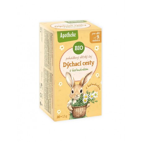 Herbatka dla dzieci Bajkowa drogi oddechowe rumianek ekspres 20T APOTHEKE BIO