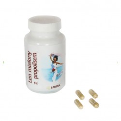 Bartpol Len Mielony Z Propolisem 60kaps.