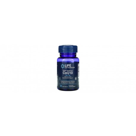 Koenzym Q10 ubiquinol- Super Ubiquinol CoQ10 with Enhanced Mitochondrial Support™ 100mg 30kaps. Life Extension
