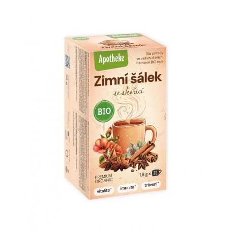 Herbatka zimowa z cynamonem ekspres 20sasz. APOTHEKE BIO