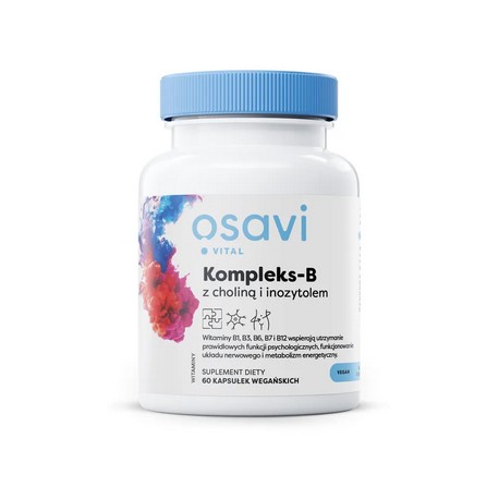 Metylowany Kompleks-B z Choliną i Inozytolem 120kaps. Osavi