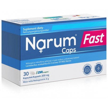 Narum Fast Caps | 30 kapsułek