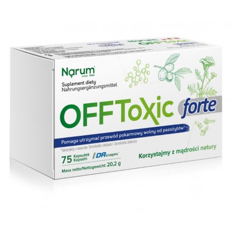 Narum OFFtoxic Forte | Pełna kuracja 75KAPS.
