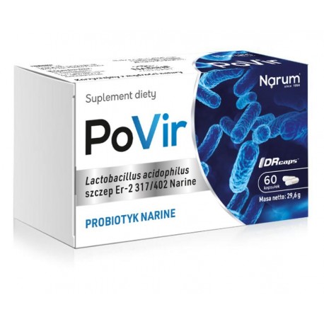 PoVir 400 mg  60 kapsułek NARUM