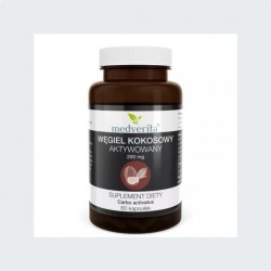Medverita Węgiel Kokosowy aktywowany 120 kaps.
