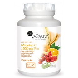 Witamina C 1000 mg Plus x 100 kaps VEGE Aliiness