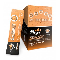 Elektrolity STICK Senior Orange 6g 40 saszetek ALLHydrate Aliness
