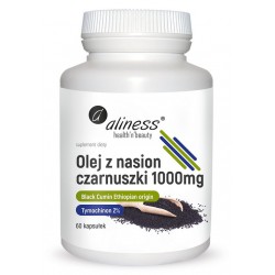 Olej z nasion czarnuszki 2% 1000 mg x 60 kaps. Aliness