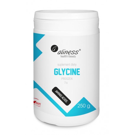 Glicyna- GLYCINE 250g proszek  Aliness