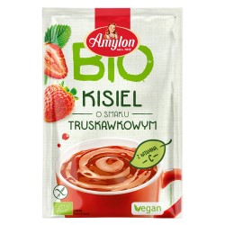 KISIEL O SMAKU TRUSKAWKOWYM BEZGLUTENOWY BIO 30 g - AMYLON