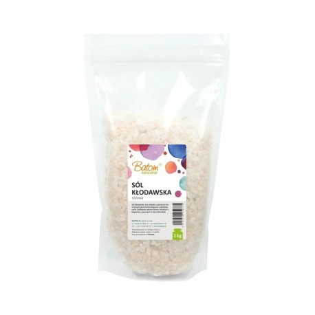 Sól kłodawska różowa gruba 1kg BATOM