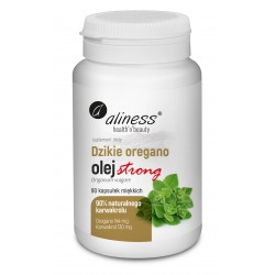 Dzikie oregano olej STRONG 100% naturalny x 90 kaps. Aliness