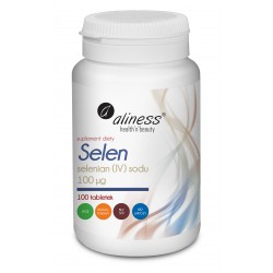 Selen selenian (IV) sodu 100 µg x 100 tabl. Aliness